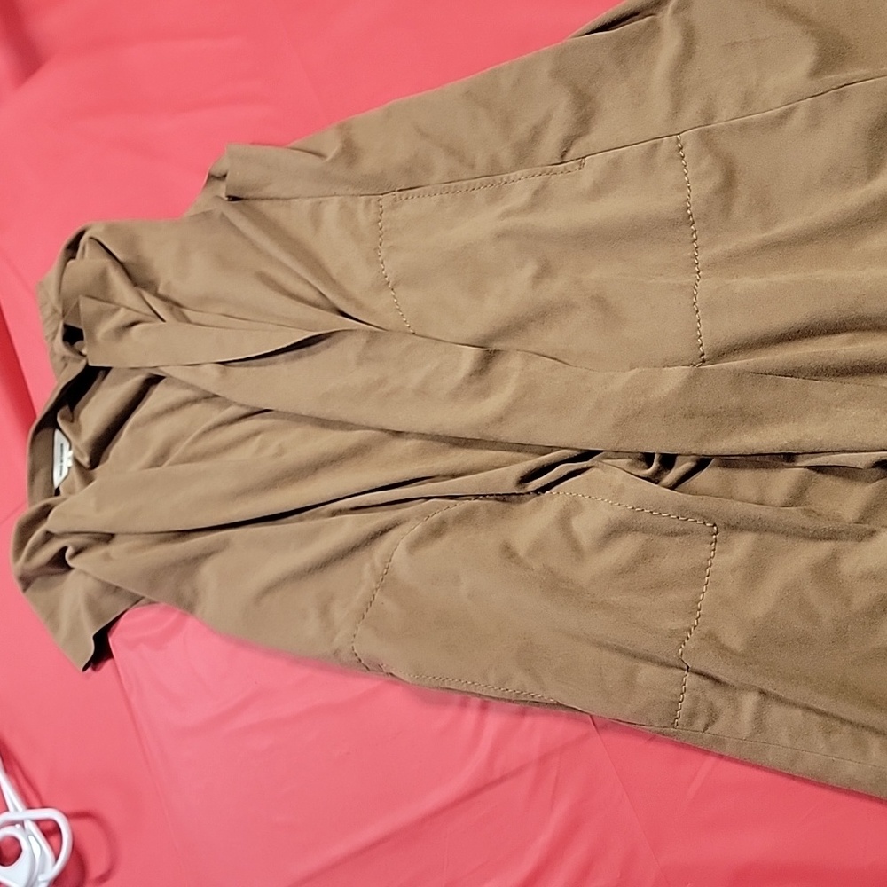 womens Brown cover up with pockets